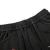 Mens Womens Relaxed Fit Vintage Washed Cargo Jogger Pants With Embroidery - Streetwear High-Waisted Cotton
