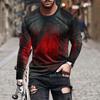 Осенняя мода Паутина Тыква Смешная футболка с длинным рукавом с 3D-принтом