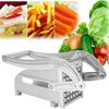 Potato Cutter Efficient Fruit And Vegetable Chopper Manual Food Chopper with 2 Blades Multifunctional Kitchen Fries Machine