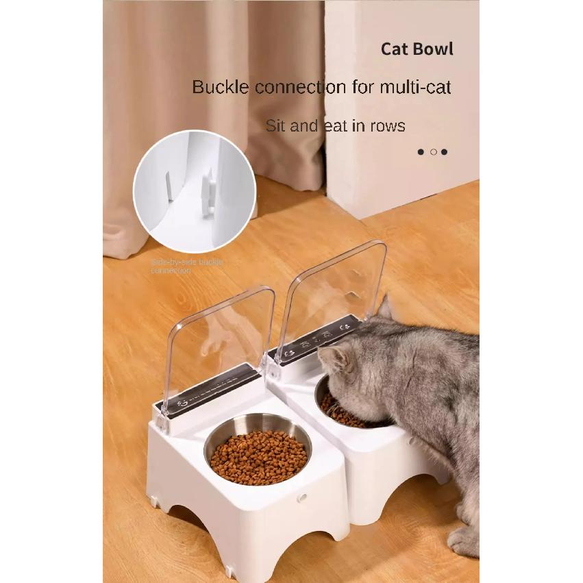 Smart Cat Bowl Intelligent Lid Opening Pet Bowl Infrared Sensor Cat Dog Food Feeder Anti-mouse Pet Food Dispenser Cats Supplies