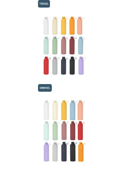 Термос из нержавеющей стали 750 мл - Портативный, Матовый, с узким горлышком, для занятий спортом на открытом воздухе и автомобилей