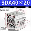 SDA Series Pneumatic Cylinders: Sizes 12 to 100mm, Stroke 35 to 90mm