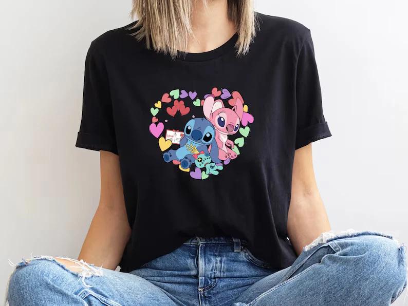 Stitch Valentine Tshirt Love Stich 2026