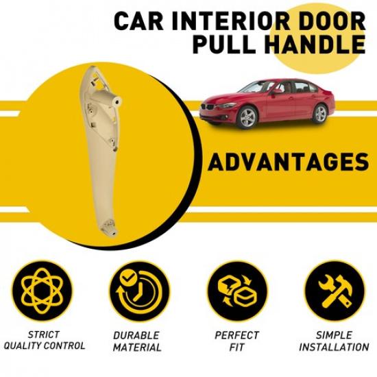 Inner Trim Door Pull Handle Beige Set For BMW F30 F80 F31 Front Left & Right EXV
