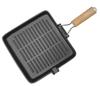Patelnia grillowa żeliwna 24cm indukcja ciężka składany uchwyt KRISBERG KS-2563