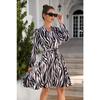 Women's Summer Printed Long Sleeve Large Swing Casual Dresses