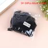 50Pcs Hair Net Black Elastic Bundle Hair Invisible Hairnet Mesh Bun Hair Net