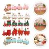 Wooden Decorative Christmas Train for Kids' Imagination Playtime