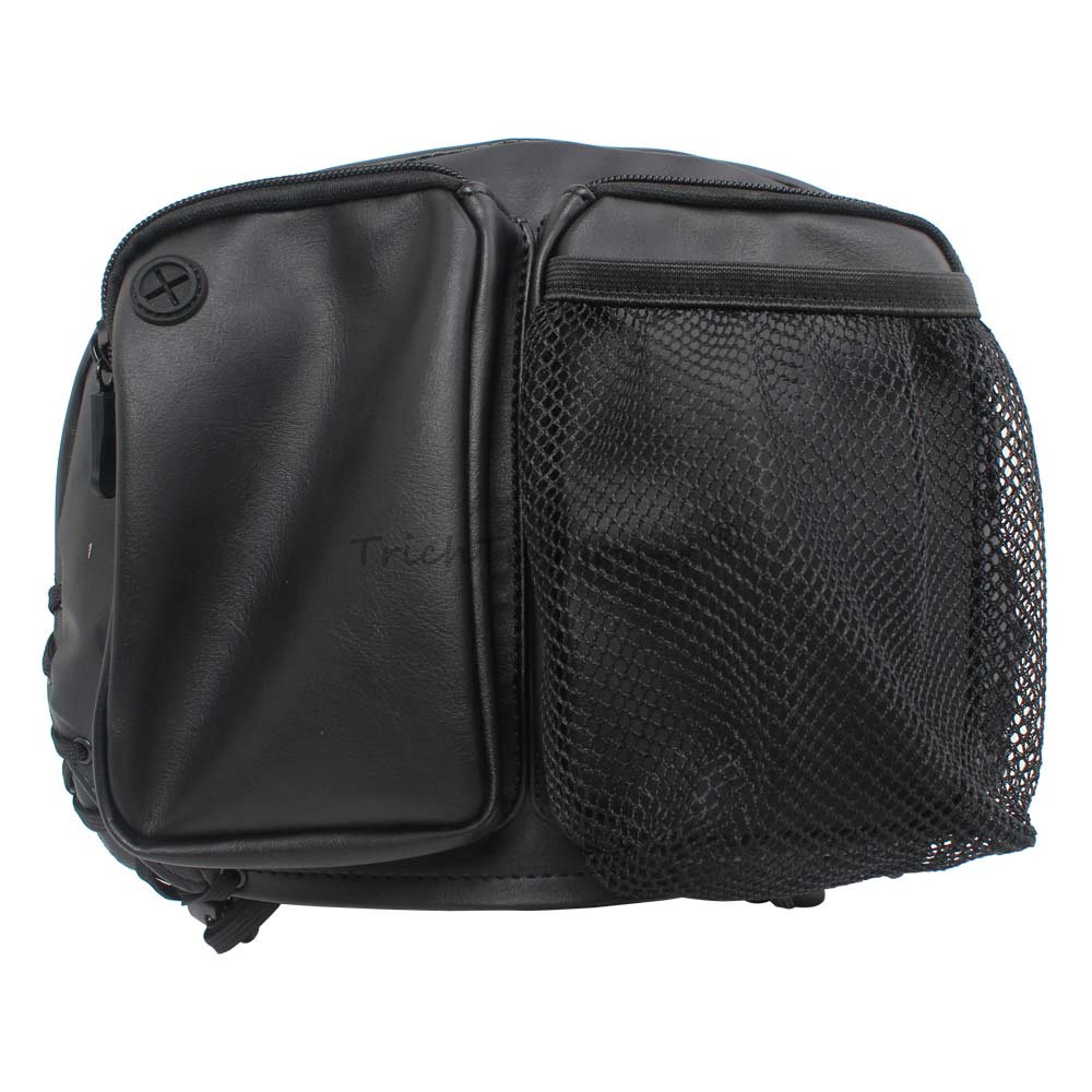 Motorcycle Part Rider Sissy Bar Backrest Organizer Bag Drink Holder Multi Functiona Bags For Harley Touring Softail Sportster