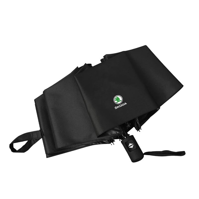 Car Auto-folding Automatic Umbrella/Sunshade Car Accessories for Skoda Octavia A5 A7 Fabia 1 Superb Kamiq Rapid Citigo S Kodiak dnhr35