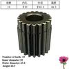For Daewoo DH55 Doosan DX55 60-7 Travel Drive One and Two Planetary Gear Center Shaft Needle Bearing Excavator Parts