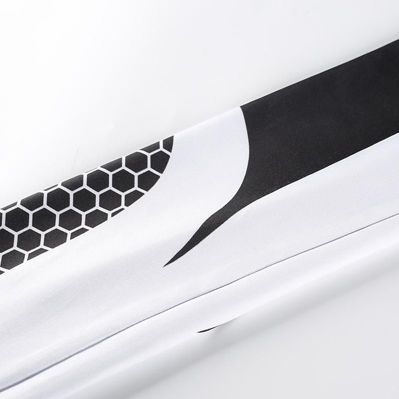 Брюки для йоги для женщин с 3D сотовым принтом, узкие стрейч-талии, спортивные леггинсы для тренировок в тренажерном зале, подтяжка ягодиц