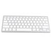 Wireless Keyboard Mini 78 Keys Ultra Thin Portable White Computer Keyboards for Android for OS X