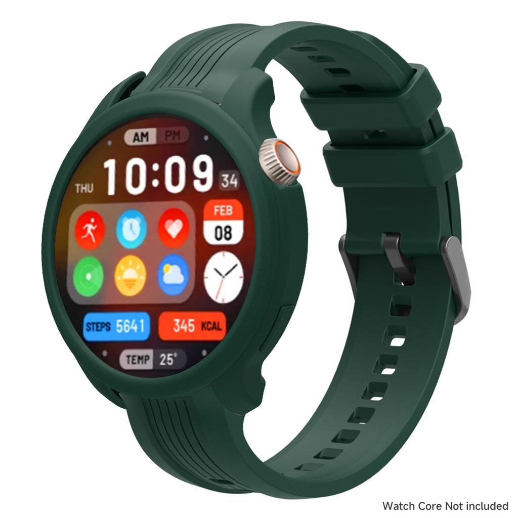 Силиконовый Ремешок+Чехол Для Amazfit Balance Регулируемый Спортивный Браслет Умные Часы Защита От Падений Царапин Браслет Набор Чехлов Для Часов Аксессуары