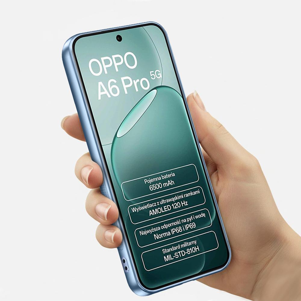 Protective case for Oppo A6 Pro 5G, for MagSafe, blue