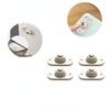 Self Adhesive Caster Mini Swivel Wheels Stainless Steel Universal 360 Degree Rotation Pulley for Furniture Storage Box