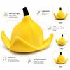 Three-Dimensional Design Fruit Headgear Vibrant Yellow Funny Hat Novelty Costume Hat  Costume Use