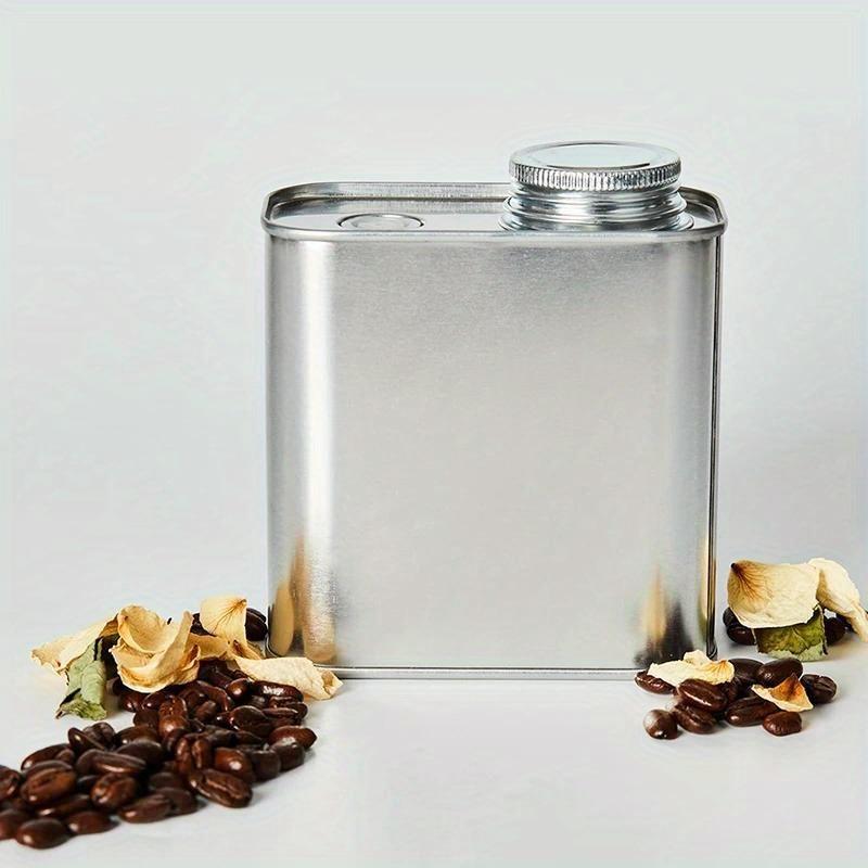 Portable Coffee Bean Airtight Cans Iron 200g~220g Food-grade Packaging Storage Cans Kitchen Storage Organizer for Home Camping