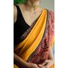 Stylish Casual Wear & Office Wear Saree for Women, Blouse (Need To Be Stitched As Per Size And Fit)