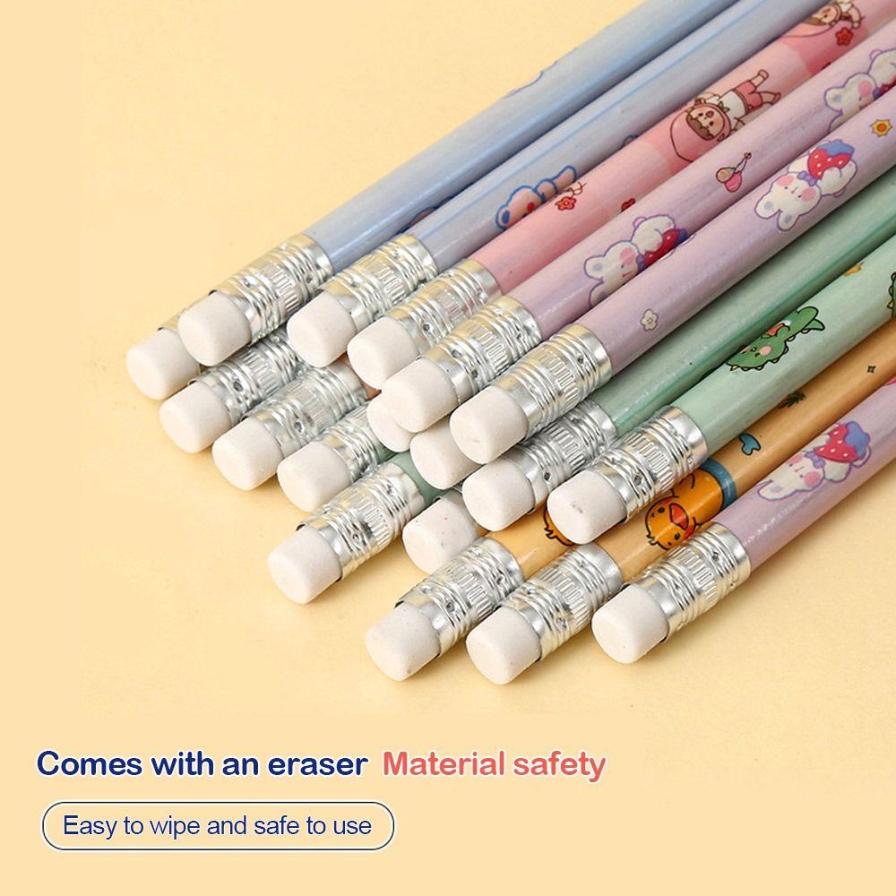 10Pcs Stationery Writing Pencil Sketch Painting Pencil High-quality HB Pencil Office