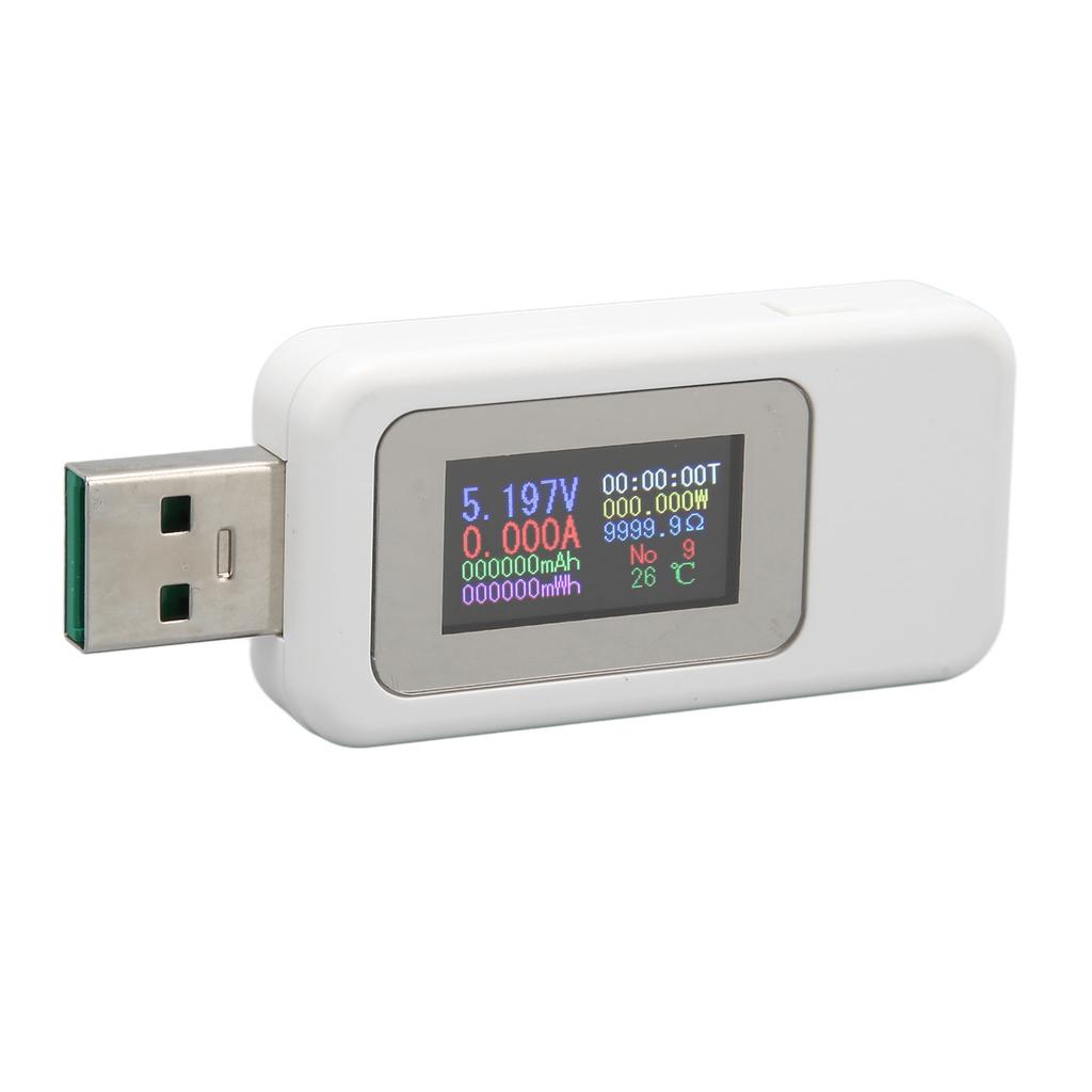 USB Тестер 0‑6.5A Ток 4‑30V Напряжение Цветной Дисплей USB Тестер Мультиметр для Мобильного Телефона