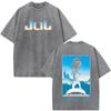 French Rapper Jul Vintage Acid Washed T Shirt Mens Women Clothing Cotton Loose Tshirt Fashion Short Sleeve Tshirts Streetwear