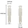 KEYYOU 10pcs VAC102 VA2 HU83 NE72 Key Blade For Renault For Nissan For Citroen For Peugeot Car Remote Original Uncut Key Blade