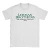 Lehman Brothers Risk Management  Financial Crisis Intern  T Shirts Men 100 Cotton Casual TShirts Crewneck  Tee Shirt Present