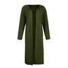 Women's Cardigan Solid Color Hooded Long Personality Sweater Jacket
