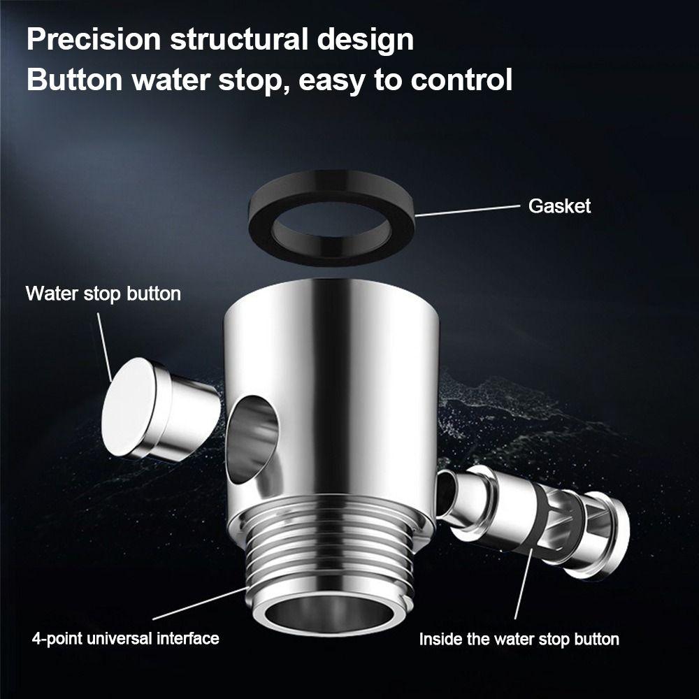 Plastic Shower Head Water Stop Valve Shower Head Control Switch Shower Accessories