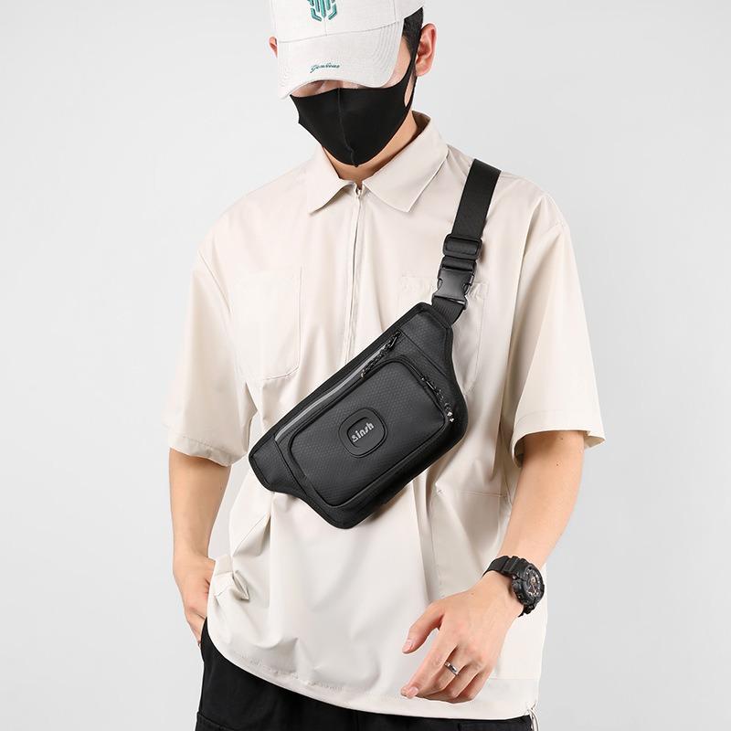 Сумка кроссбоди с подсветкой Многофункциональное освещение Нагрудная сумка Отдых на природе Велоспорт Спортивная поясная сумка большой вместимости