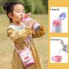 TAFUCO T4085 316SS Kids Double-Lid Thermos Bottle - Little Dinosaur 550ml