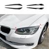 Наклейки-реснички на фары автомобиля для BMW 3 серии E92 E93 LCI 2010-2012 Глянцевый черный/Под карбон Комплект кузовного тюнинга