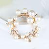Simple Pearl Brooch Femininity Anti-Light Pin Versatile Sweater Suit Creative Corsage Silk Scarf Buckle