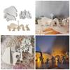 Flexible Silicone Mold Religious Themed Decoration Making Mould Temperature Resistant Gypsum Mould for Desk Ornament