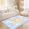 Cinnamoroll, My Melody, and Twin Stars print rug, floor protector mat. Cute cartoon decorations for the bedroom/children's room.