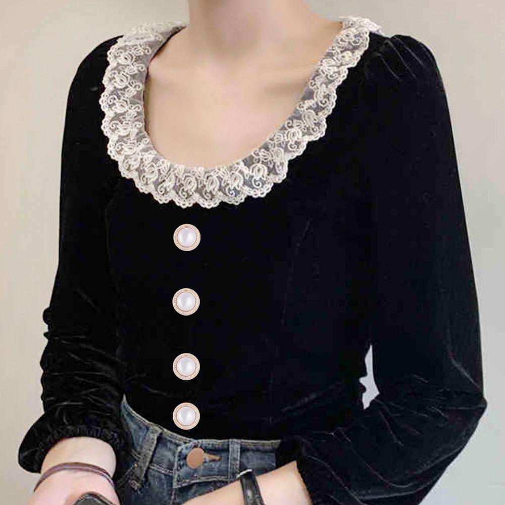 Accessories DIY Needlework Sewing Accessories Shirt Buttons Clothing Buttons Pearlescent Buckle