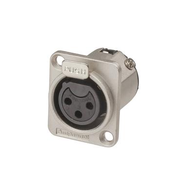 Разъем XLR серии D для крепления на шасси Amphenol (женский)