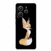 Черный силиконовый чехол для Xiaomi Redmi Note 14 4G Чехол Мультяшный кот Мягкая задняя крышка Для Redmi Note 14 5G Чехол для телефона Coque Funda Сумка