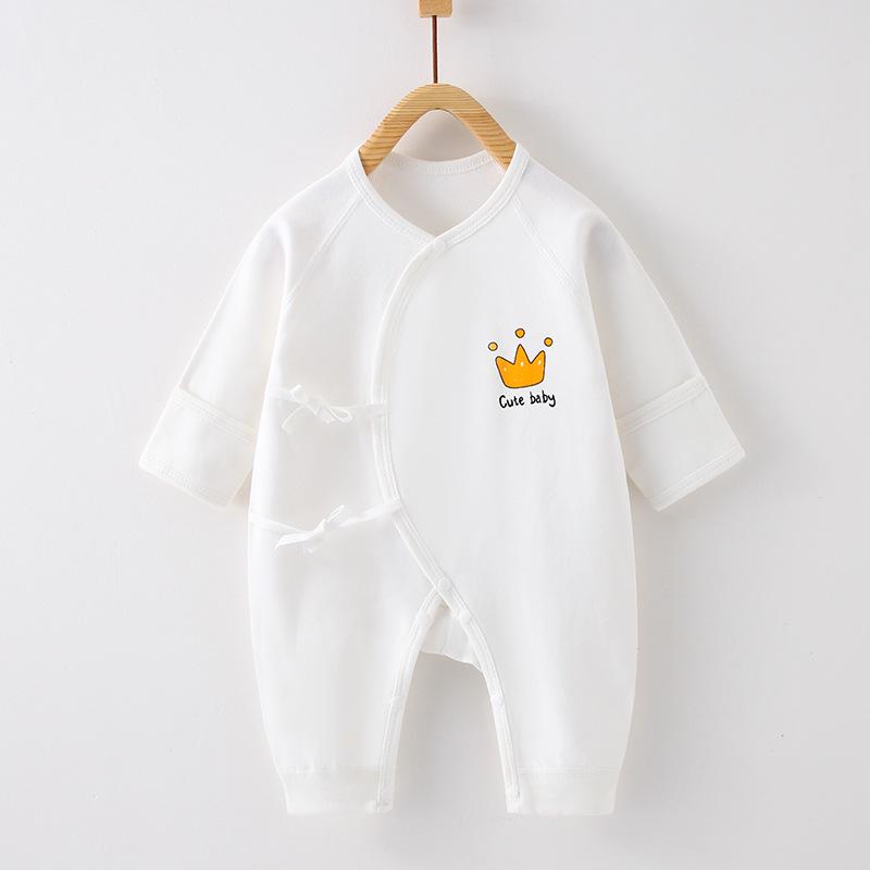 Весенний хлопковый ромпер для новорожденных - Боди с длинным рукавом для девочек