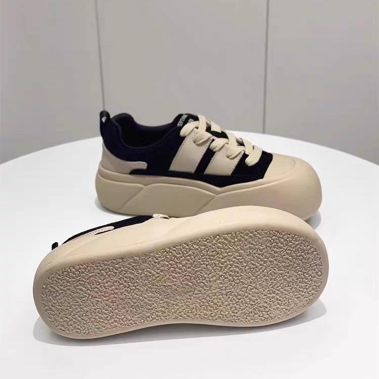 Ретро-обувь для сноуборда, женская весна и осень, новинка, модная обувь, универсальная, студенческая, спортивная, маленькая белая обувь