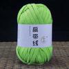 DIY Flat Thread T-Shirt Yarn 40M Crochet Carpets Yarn Craft Supplies Knitting Yarn  Scarves Hats