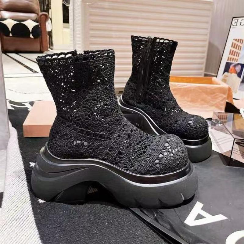 Fashion Women Platform Ankle Boots Fashion New Summer Shoes Designer 2025 Trend Cool Boots Sandals Chunky High Heels Shoes Woman Zapatos
