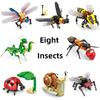 Orchid Mantis Assembled Building Blocks Model Wasp Small Animal Insect Collection Model Toy Bee Building Blocks Assembly Modelin