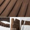 Women's High Waist Woolen Pleated Skirt, Autumn and Winter Ladies' A-line Skirt