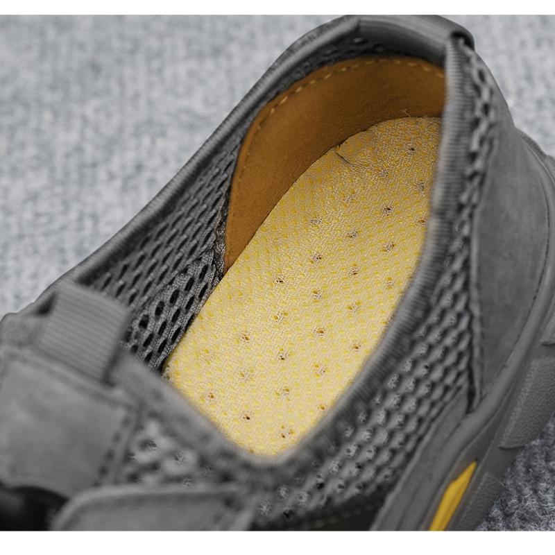 Летние мужские кроссовки, дышащая повседневная обувь, удобные мужские мокасины, сетчатая обувь, кроссовки для ходьбы на открытом воздухе