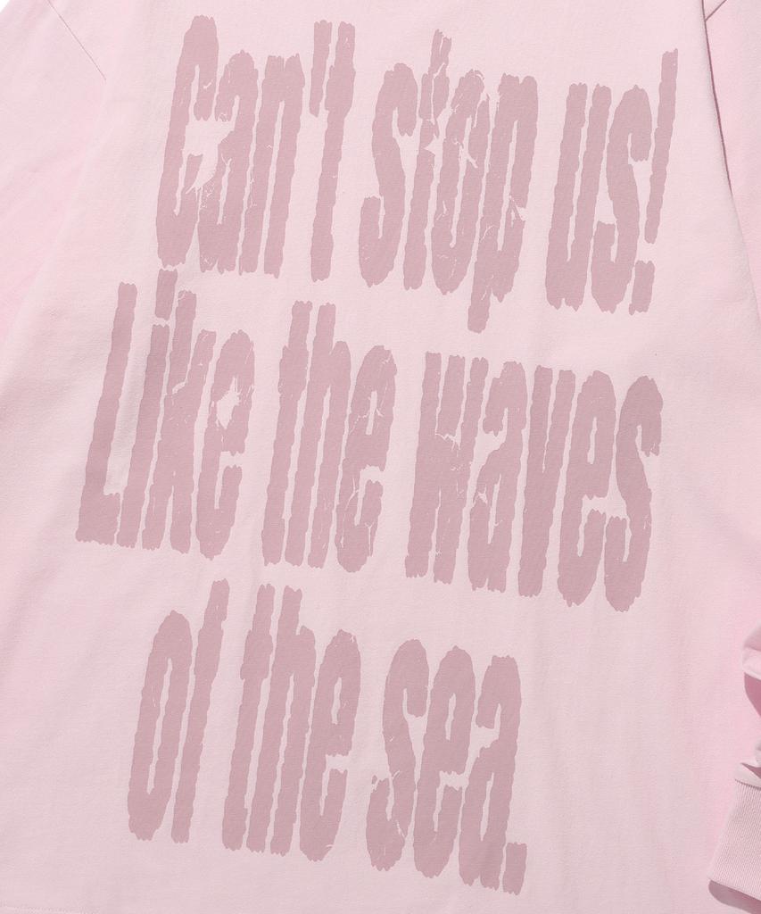 ISTKUNST Stop Us Ls Tee_Light Pink(Ik2Esmt551A)