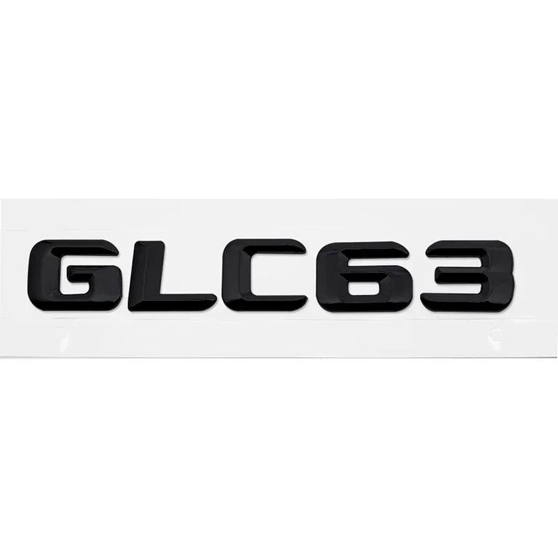 Alloy ABS Car Emblem Sticker Rear Trunk Letter Number Badge for Mercedes Benz GLC43 GLC63 GLC200 GLC260 GLC300 Accessories