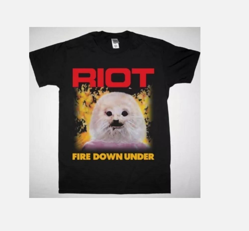 RIOT FIRE DOWN UNDER 1981 NEW BLACK TSHIRT Unisex T-Shirt