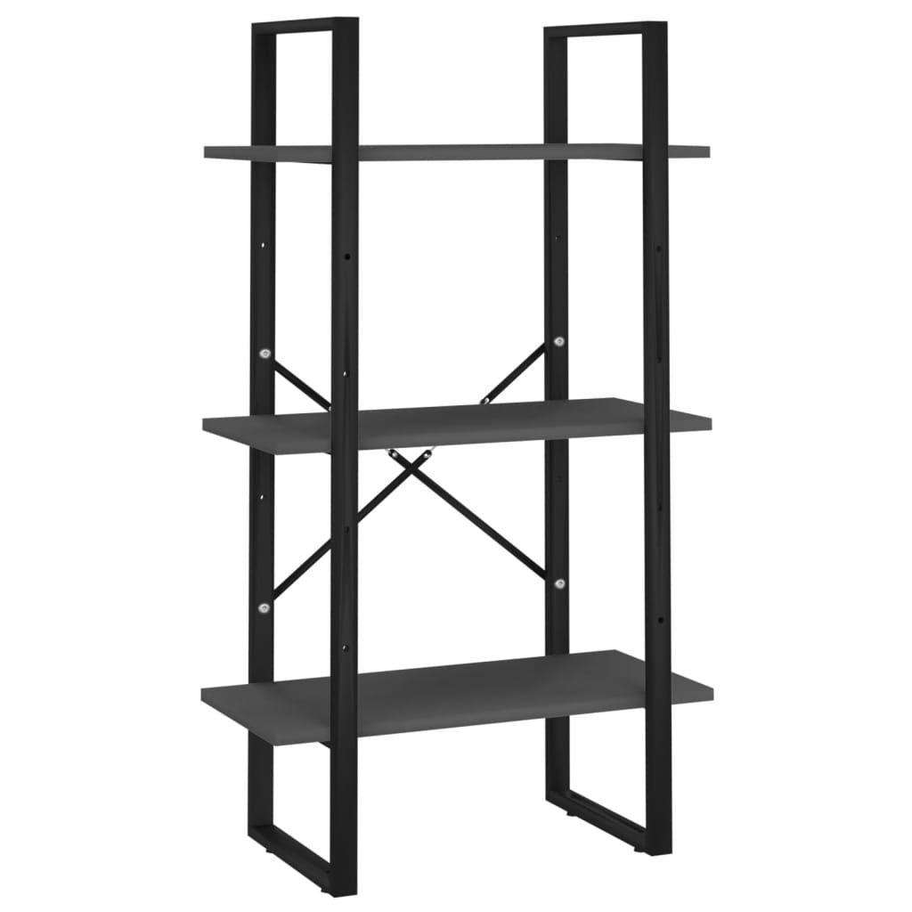 Storage Shelf Gray 60 x 30 x 105 cm Engineered Wood